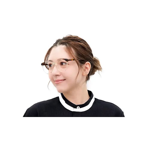 OWNDAYS & POMPOMPURIN Clear Yellow Full Rim Wellington right side