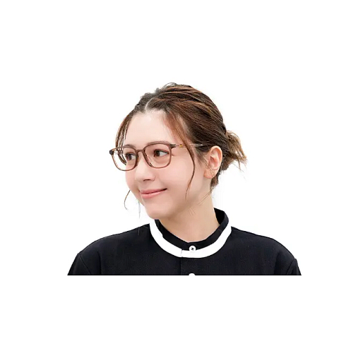 OWNDAYS & POMPOMPURIN Brown Full Rim Wellington left side