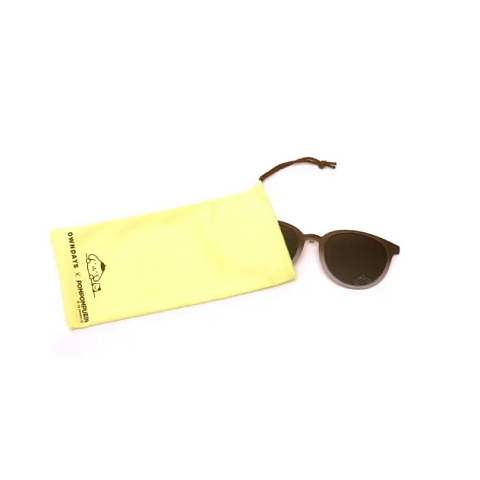 OWNDAYS & POMPOMPURIN Light Brown Full Rim Boston right side