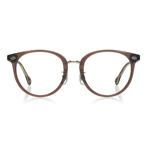 OWNDAYS & POMPOMPURIN Light Brown Full Rim Boston left side