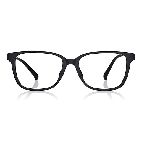 OWNDAYS | ESSENTIAL Black Full Rim Wellington left side