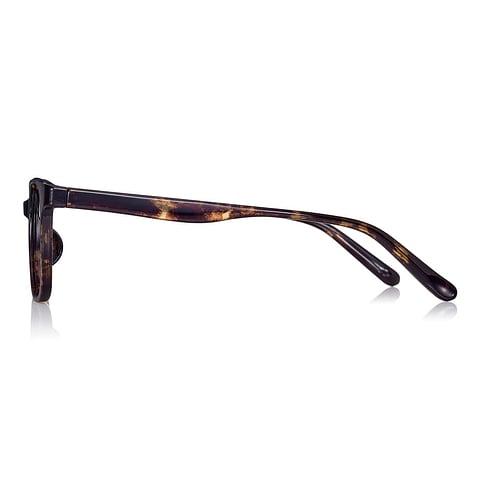 OWNDAYS | ESSENTIAL Light Brown Full Rim Wellington left side