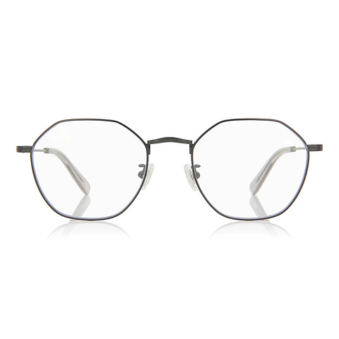 OWNDAYS | SUN Black Full Rim Polygon left side