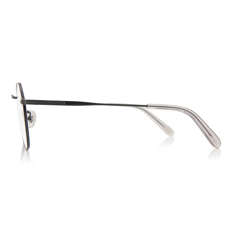 OWNDAYS | SUN Black Full Rim Polygon left side