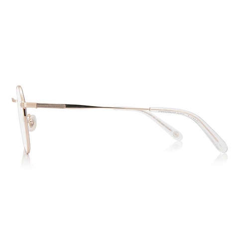 OWNDAYS | SUN Gold Full Rim Polygon left side