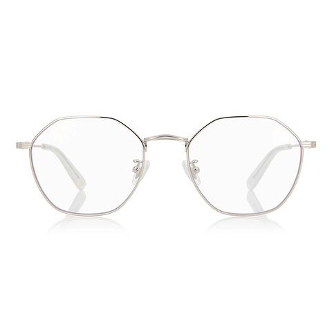 OWNDAYS | SUN Silver Full Rim Polygon left side