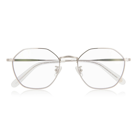 OWNDAYS | SUN Silver Full Rim Polygon right side