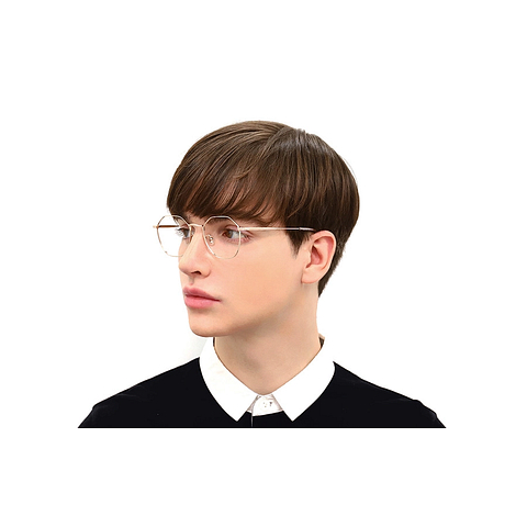 OWNDAYS | SUN Silver Full Rim Polygon right side