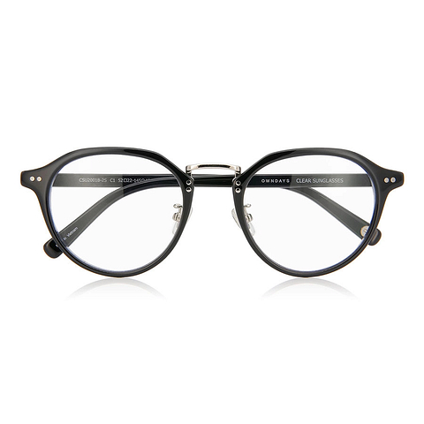 OWNDAYS | SUN Black Full Rim Boston right side