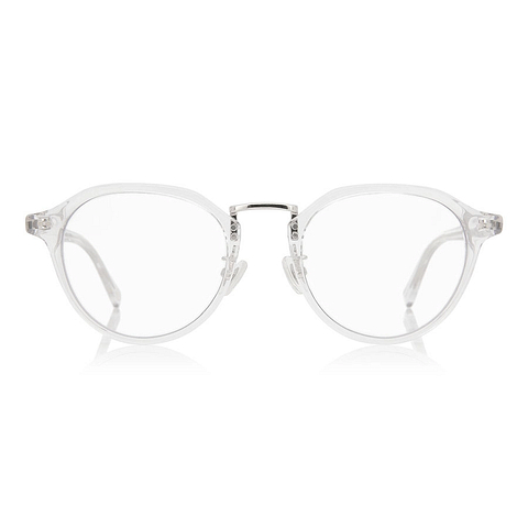 OWNDAYS | SUN Crystal Transparent Full Rim Boston left side