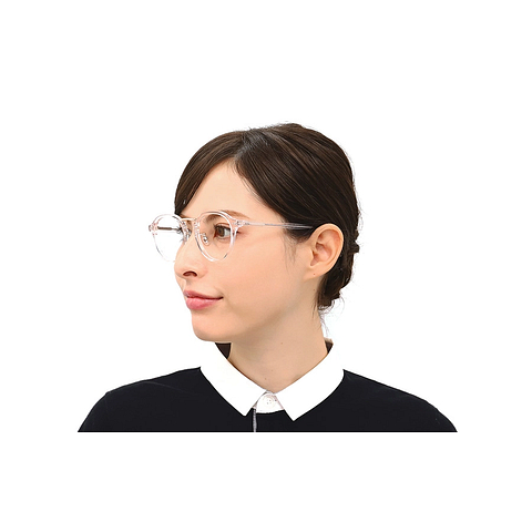 OWNDAYS | SUN Crystal Transparent Full Rim Boston right side