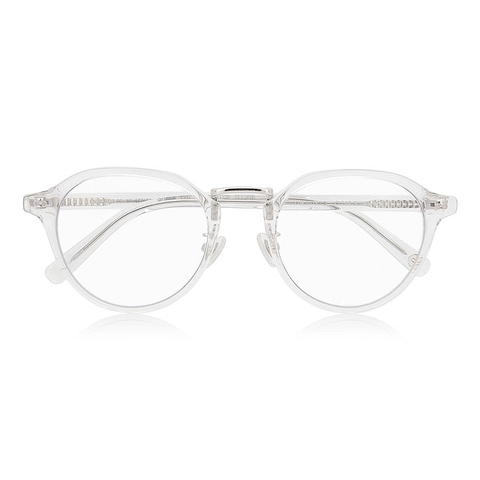 OWNDAYS | SUN Crystal Transparent Full Rim Boston right side