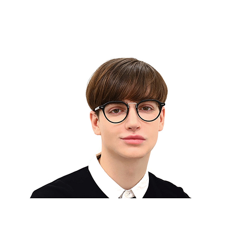 OWNDAYS | SUN Crystal Transparent Full Rim Boston left side