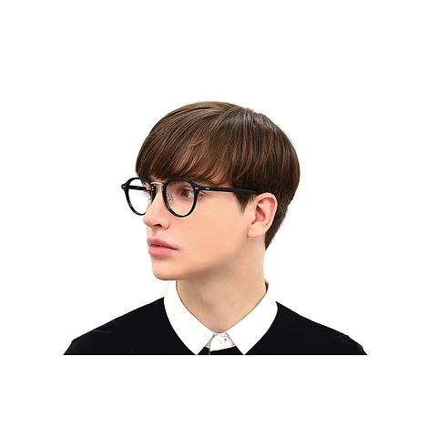 OWNDAYS | SUN Crystal Transparent Full Rim Boston right side