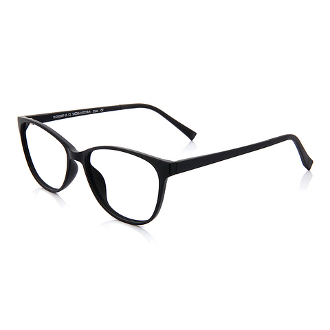 OWNDAYS | ESSENTIAL Black Full Rim Fox right side