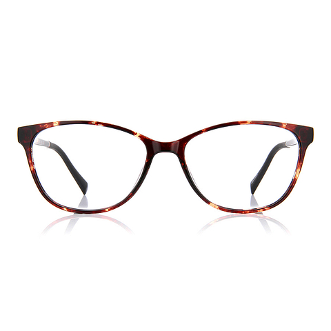 OWNDAYS | ESSENTIAL Light Brown Full Rim Fox left side