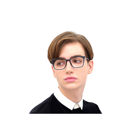 OWNDAYS | ESSENTIAL Black Full Rim Wellington left side