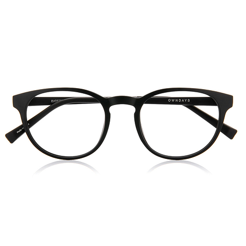 OWNDAYS | ESSENTIAL Black Full Rim Boston right side
