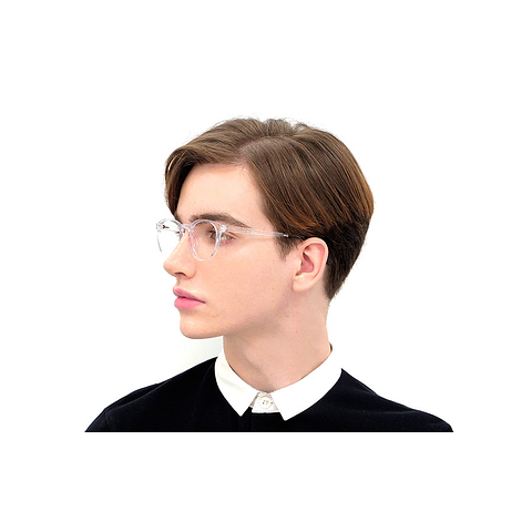 OWNDAYS | ESSENTIAL Light Brown Full Rim Boston right side