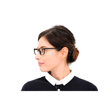 OWNDAYS | ESSENTIAL Black Full Rim Rectangle right side