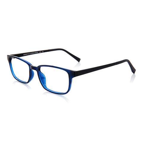 OWNDAYS | ESSENTIAL Sky Blue Full Rim Rectangle right side