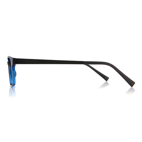 OWNDAYS | ESSENTIAL Sky Blue Full Rim Rectangle left side