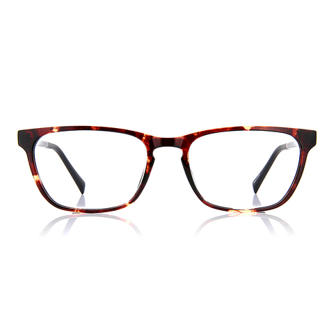 OWNDAYS | ESSENTIAL Black Full Rim Rectangle left side