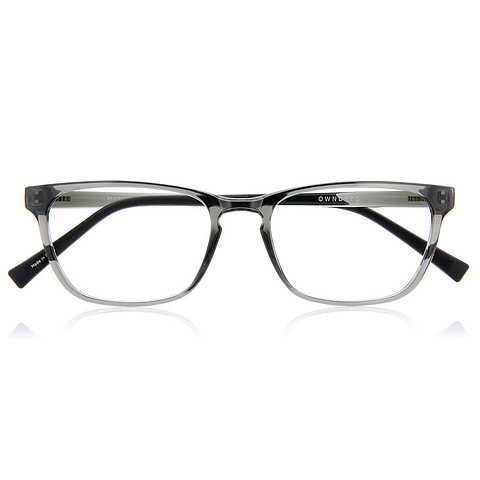OWNDAYS | ESSENTIAL Light Gray Full Rim Rectangle right side