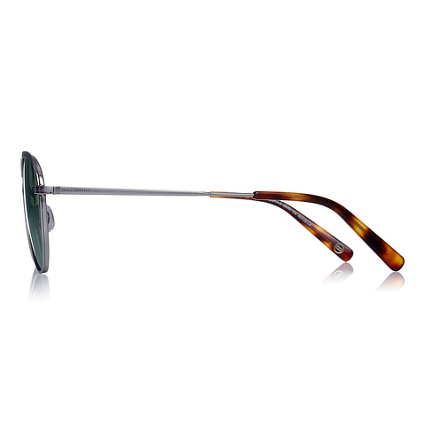 OWNDAYS | SUN Light Gunmetal Full Rim Teardrop left side