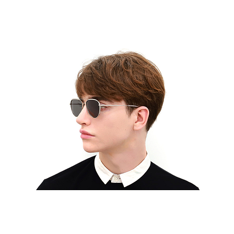 OWNDAYS | SUN Light Gunmetal Full Rim Teardrop right side