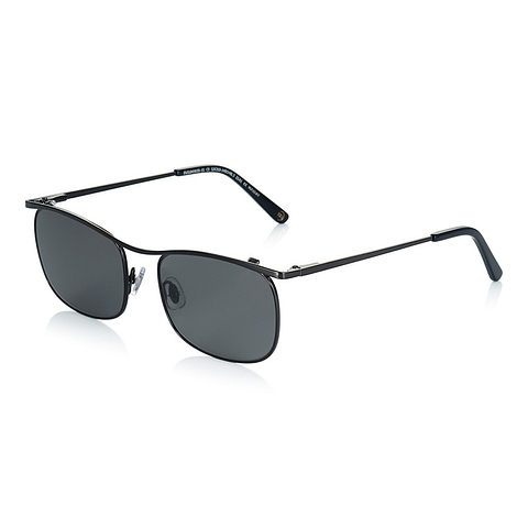 OWNDAYS | SUN Mid Gunmetal Full Rim Rectangle right side