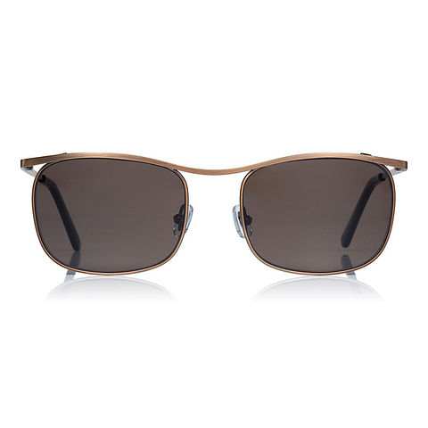 OWNDAYS | SUN Light Brown Full Rim Rectangle left side