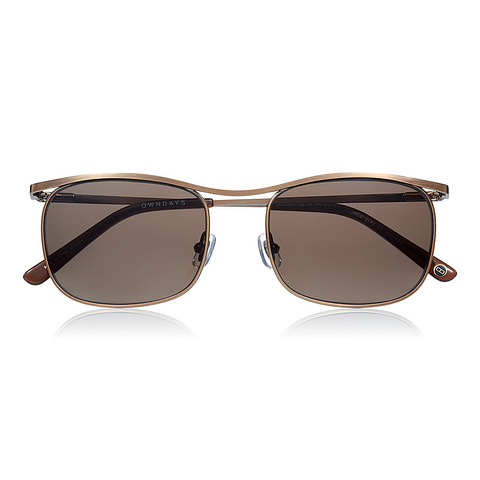 OWNDAYS | SUN Light Brown Full Rim Rectangle right side