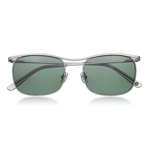 OWNDAYS | SUN Silver Full Rim Rectangle right side
