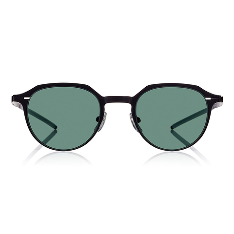 OWNDAYS | SUN Black Full Rim Boston left side