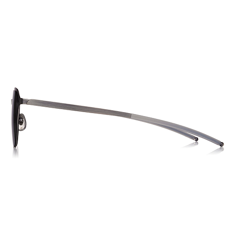 OWNDAYS | SUN Mid Gunmetal Full Rim Boston left side