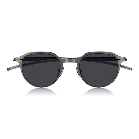 OWNDAYS | SUN Mid Gunmetal Full Rim Boston right side