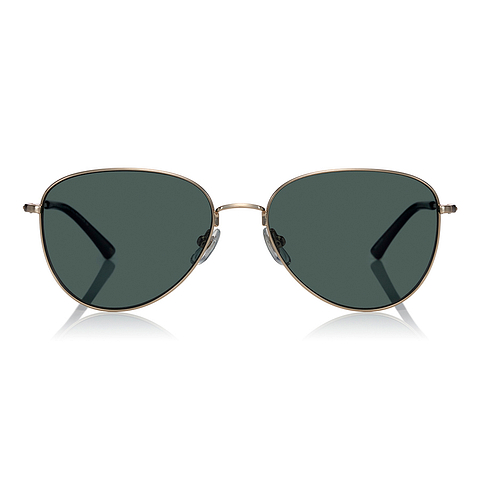 OWNDAYS | SUN Gold Full Rim Teardrop left side