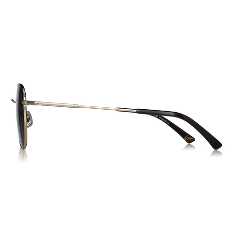 OWNDAYS | SUN Gold Full Rim Teardrop left side