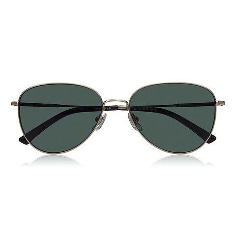 OWNDAYS | SUN Gold Full Rim Teardrop right side