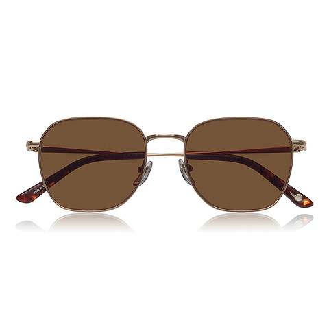 OWNDAYS | SUN Gold Full Rim Polygon left side
