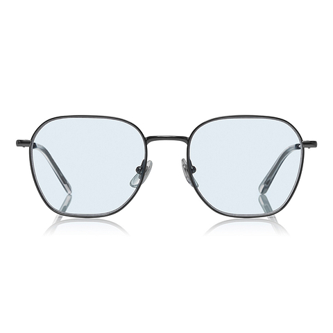 OWNDAYS | SUN Mid Gunmetal Full Rim Polygon left side