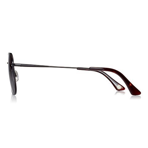 OWNDAYS | SUN Matte Black Full Rim Wellington left side