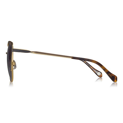 OWNDAYS | SUN Light Brown Full Rim Fox left side