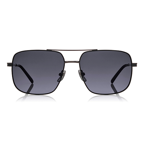 OWNDAYS | SUN Mid Gunmetal Full Rim Polygon left side