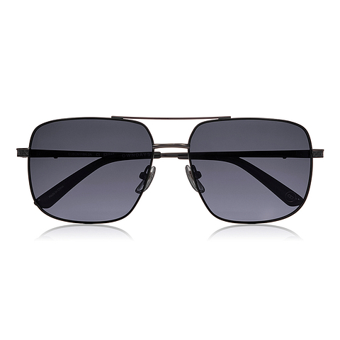 OWNDAYS | SUN Mid Gunmetal Full Rim Polygon right side