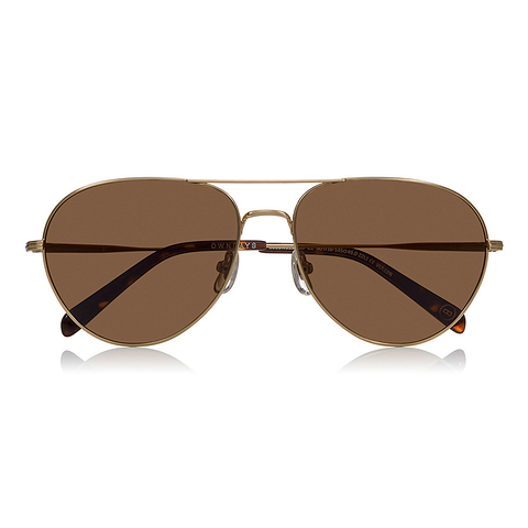 OWNDAYS | SUN Gold Full Rim Teardrop right side