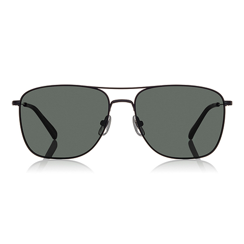 OWNDAYS | SUN Black Full Rim Polygon left side