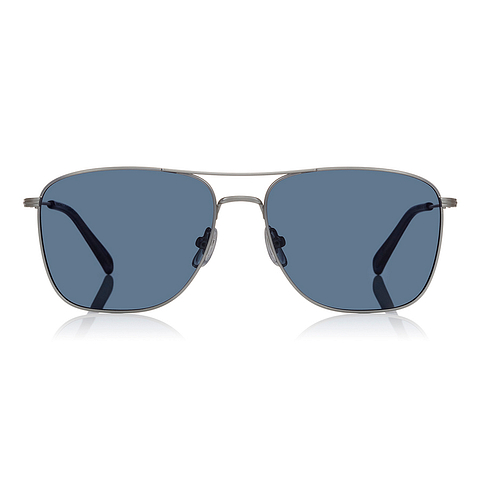 OWNDAYS | SUN Silver Full Rim Polygon left side