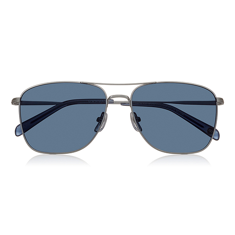 OWNDAYS | SUN Silver Full Rim Polygon right side